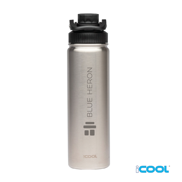 iCOOL® 24 oz. Stainless Steel Water Bottle